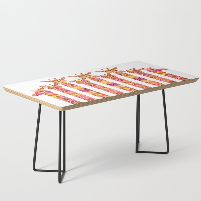Giraffes - Fiery Palette Coffee Table Gallery Image 1