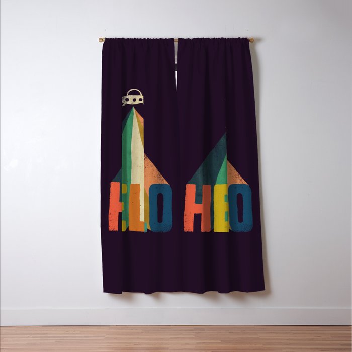 Hello I come in peace Window Curtain Gallery Image 3