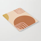 Modern Desert Abstract Shapes and Lines Notebook Gallery Image 2