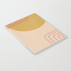 Modern Desert Abstract Shapes and Lines Notebook Gallery Image 3