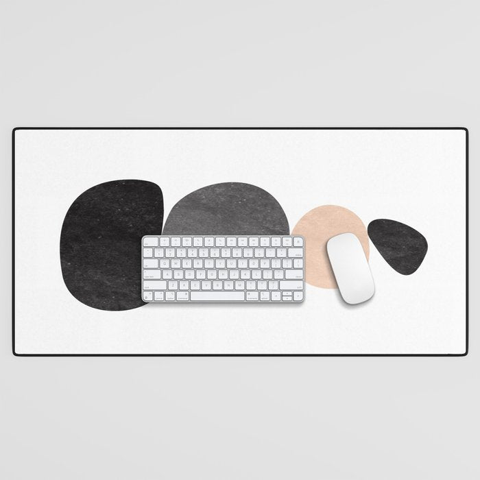Peaceful, Zen, Balance, Geometric Art Desk Mat Gallery Image 1