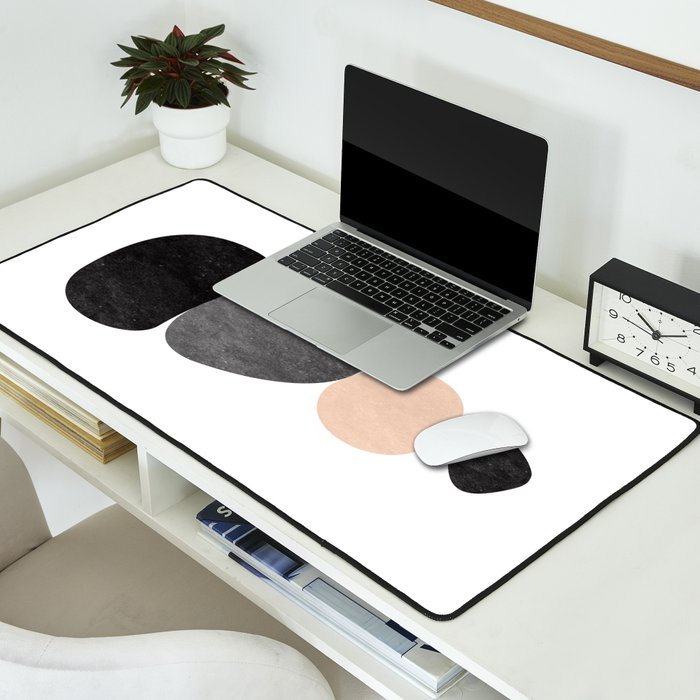 Peaceful, Zen, Balance, Geometric Art Desk Mat Gallery Image 2