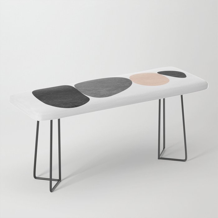 Peaceful, Zen, Balance, Geometric Art Bench Gallery Image 1