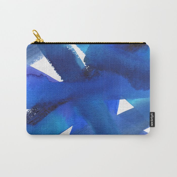 Superwatercolor Multiblue Carry All Pouch Gallery Image 1