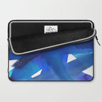 Superwatercolor Multiblue Laptop Sleeve Gallery Image 2