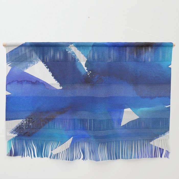 Superwatercolor Multiblue Wall Hanging Gallery Image 1