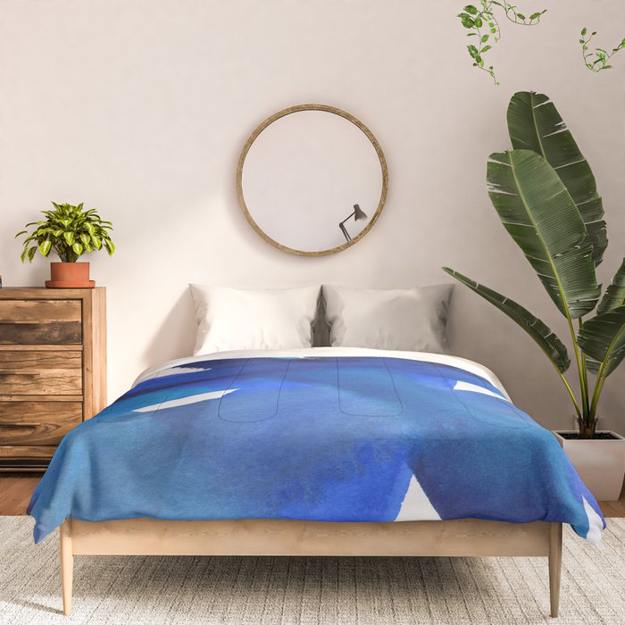 Superwatercolor Multiblue Comforter Gallery Image 3