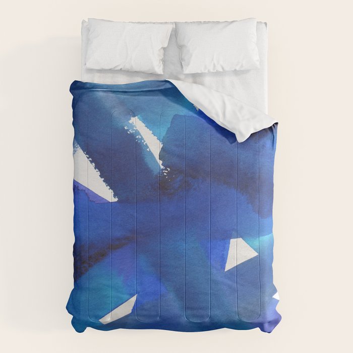 Superwatercolor Multiblue Comforter Gallery Image 6