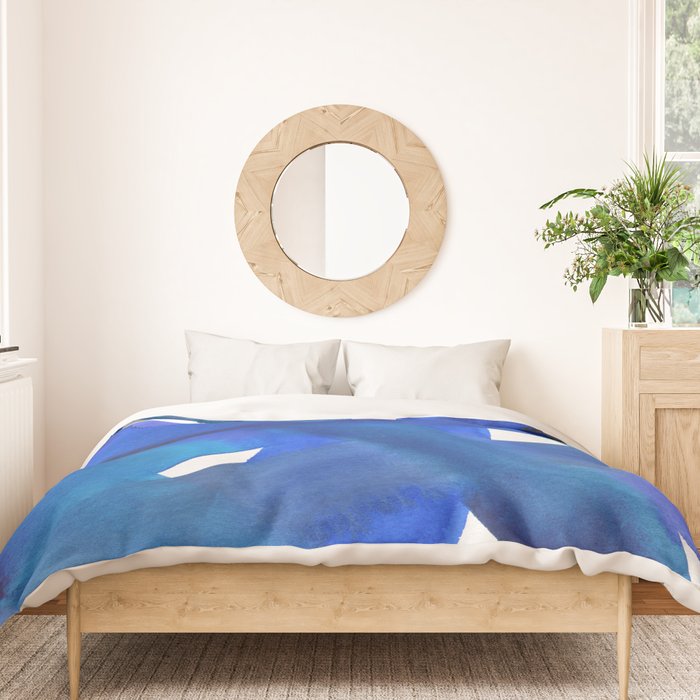 Superwatercolor Multiblue Duvet Cover Gallery Image 3