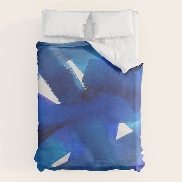 Superwatercolor Multiblue Duvet Cover Gallery Image 6