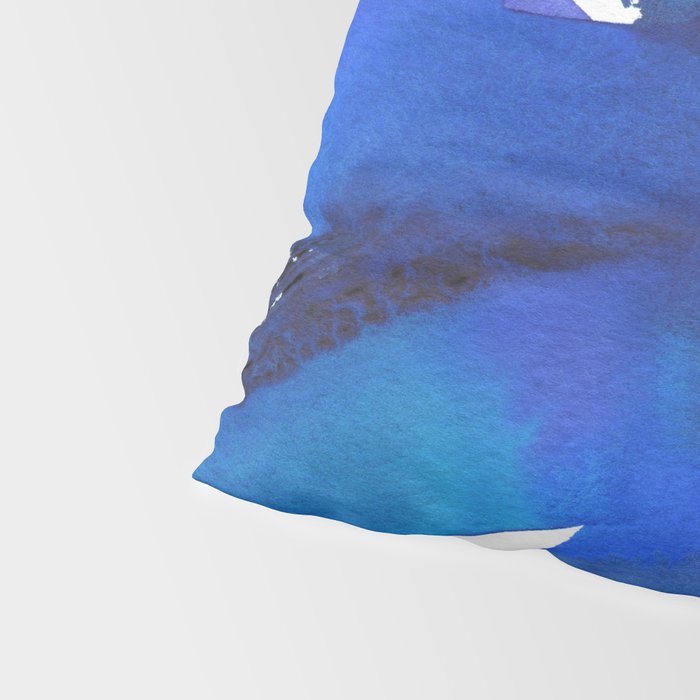 Superwatercolor Multiblue Pillow Sham Gallery Image 4