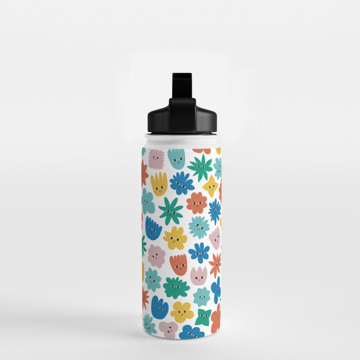 Smiling Flowers Water Bottle Gallery Image 2