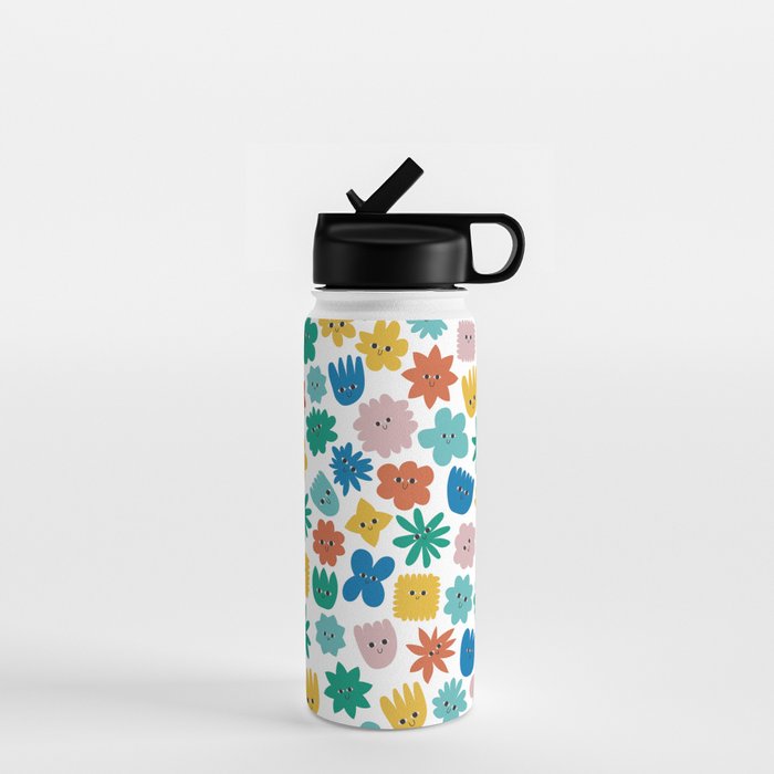 Smiling Flowers Water Bottle Gallery Image 1