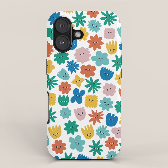 Smiling Flowers iPhone Case Gallery Image 1