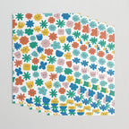 Smiling Flowers Wrapping Paper Gallery Image 3