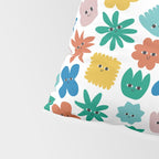 Smiling Flowers Pillow Sham Gallery Image 4