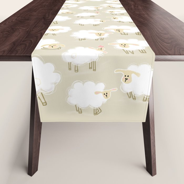Herd of sheep Table Runner Gallery Image 1