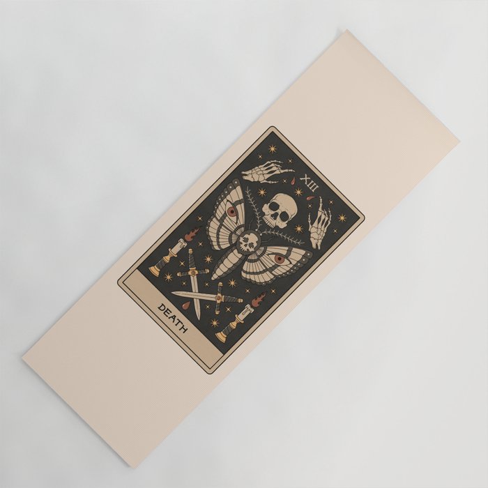 Death - Moth Tarot Yoga Mat Gallery Image 1