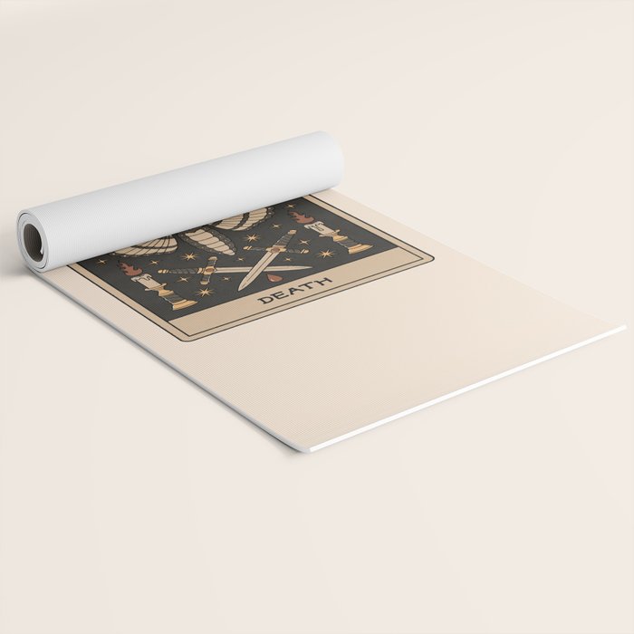 Death - Moth Tarot Yoga Mat Gallery Image 2