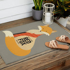 Hello Red Fox Outdoor Rug Gallery Image 2