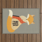 Hello Red Fox Outdoor Rug Gallery Image 1