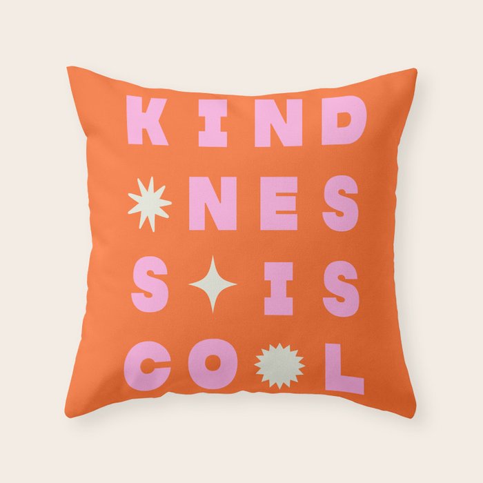 Kindess Is Cool Throw Pillow Gallery Image 6
