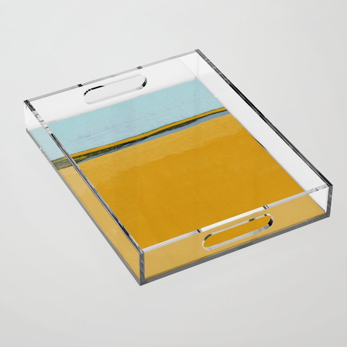 Where Blue Meets Gold Acrylic Tray Gallery Image 1