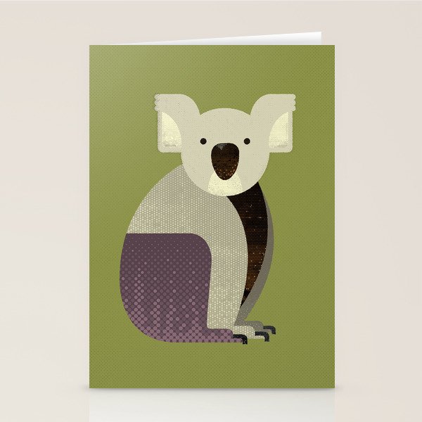 Whimsy Koala Stationery Card Gallery Image 2