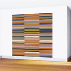 Brown striped pattern Wall Mural Gallery Image 2