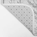 Chesapeake Bay & Delaware Bay Map Bath Mat Gallery Image 2