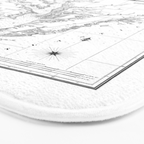 Chesapeake Bay & Delaware Bay Map Bath Mat Gallery Image 3