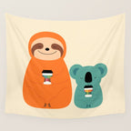 Coffee Buddy Wall Tapestry Gallery Image 4