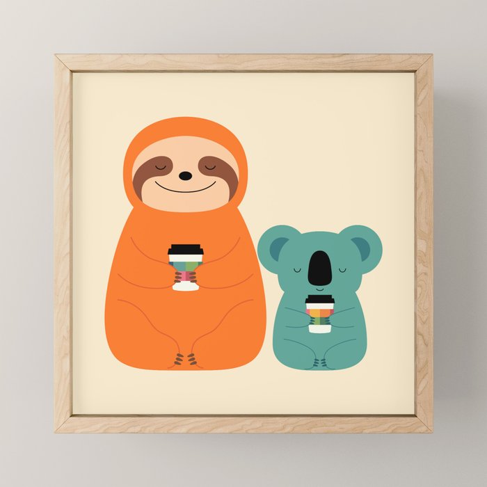 Coffee Buddy Mini Art Print Gallery Image 1