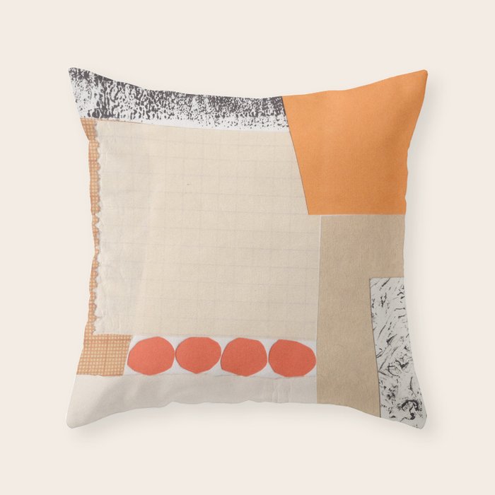 One Color Collection / Tan Hide Throw Pillow Gallery Image 6