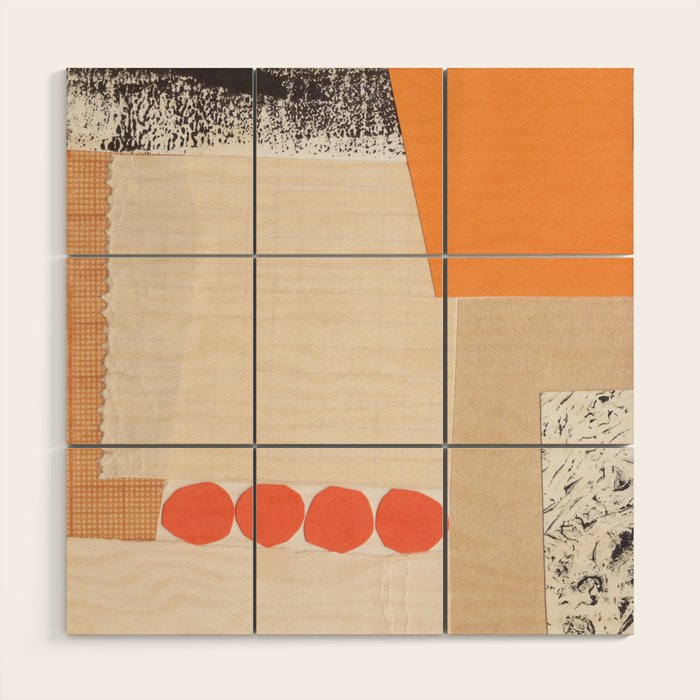 One Color Collection / Tan Hide Wood Wall Art Gallery Image 1
