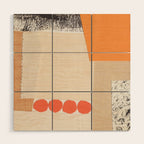 One Color Collection / Tan Hide Wood Wall Art Gallery Image 1
