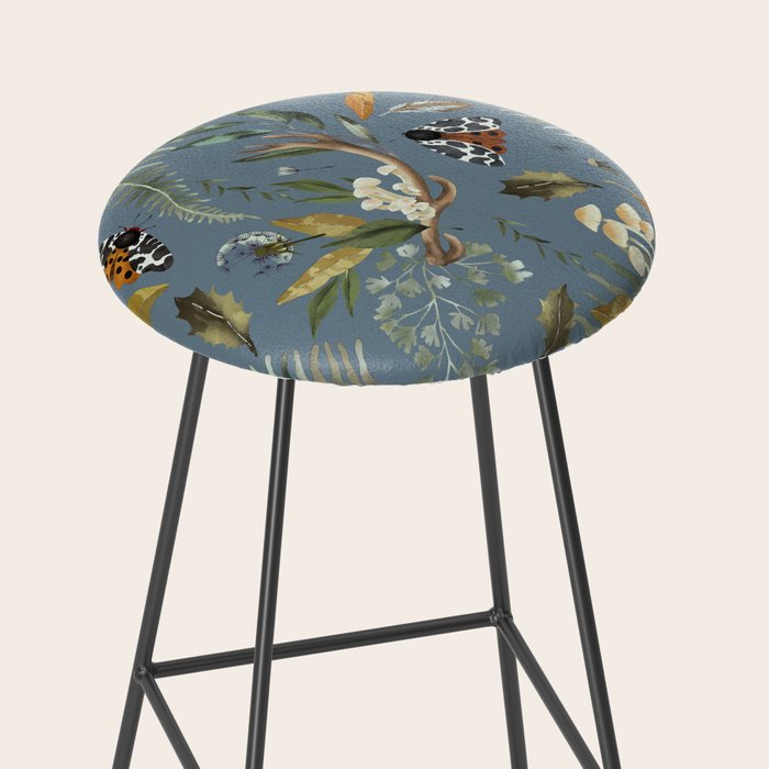 Moths Mystical Woodland B Stool Gallery Image 2
