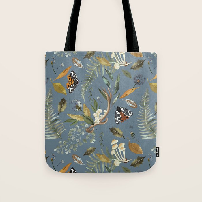 Moths Mystical Woodland B Tote Bag Gallery Image 1