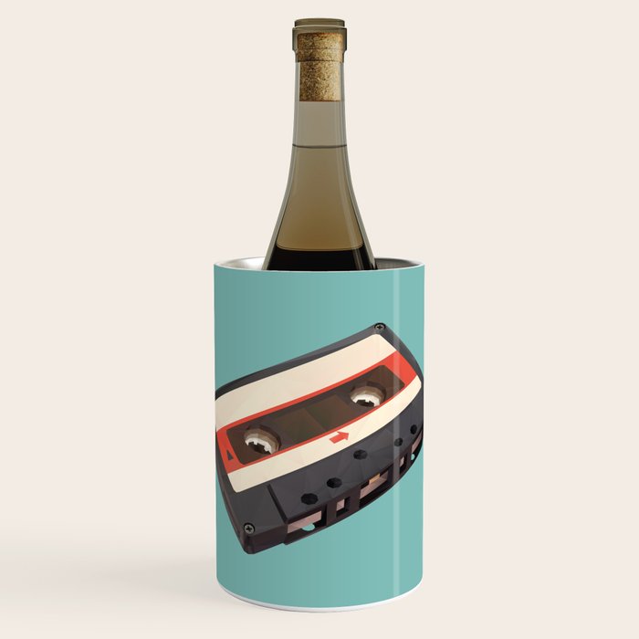 Cassette Tape Polygon Art Wine Chiller Gallery Image 1