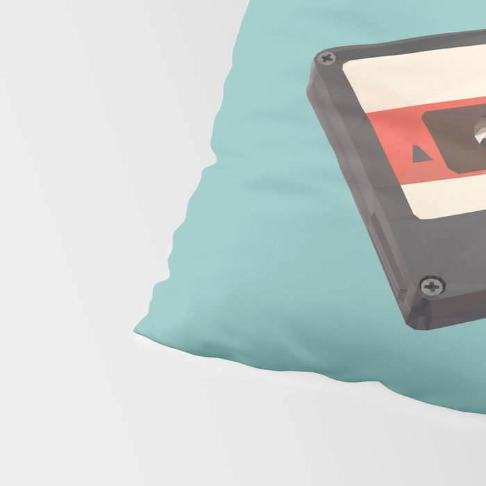 Cassette Tape Polygon Art Pillow Sham Gallery Image 4