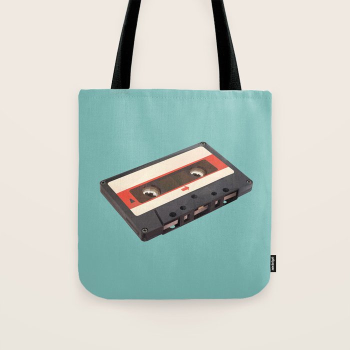 Cassette Tape Polygon Art Tote Bag Gallery Image 1
