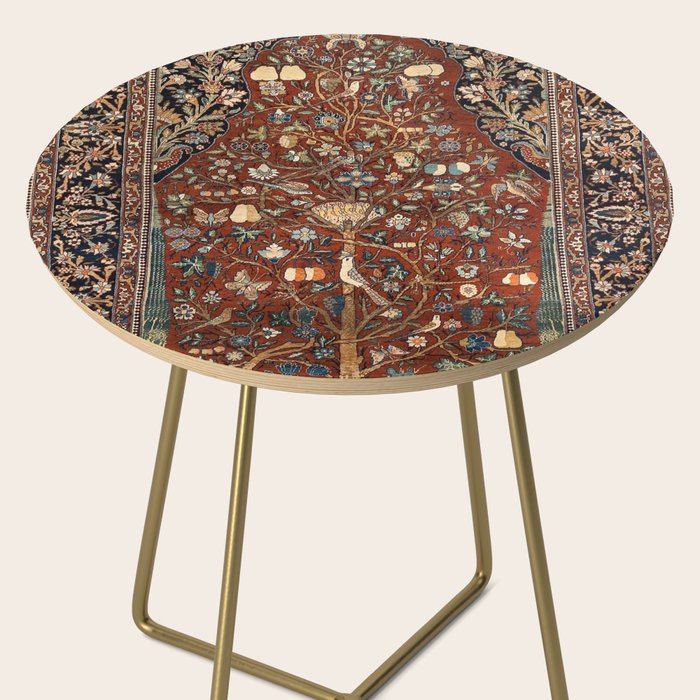 Exquisite Antique Persian Kashan  Side Table Gallery Image 2