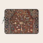 Exquisite Antique Persian Kashan  Laptop Sleeve Gallery Image 1