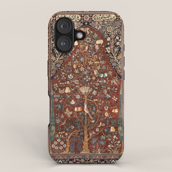 Exquisite Antique Persian Kashan  iPhone Case Gallery Image 1