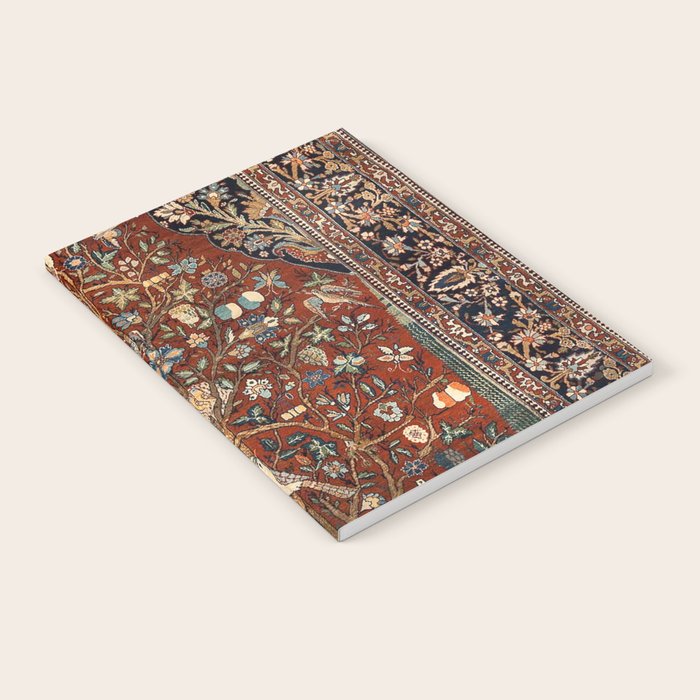 Exquisite Antique Persian Kashan  Notebook Gallery Image 1