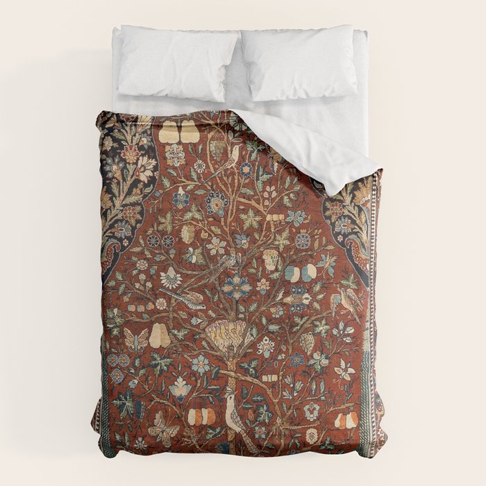 Exquisite Antique Persian Kashan  Duvet Cover Gallery Image 6