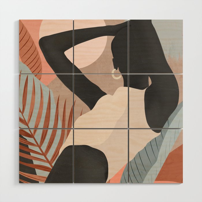 Tropical Girl 23 Wood Wall Art Gallery Image 1