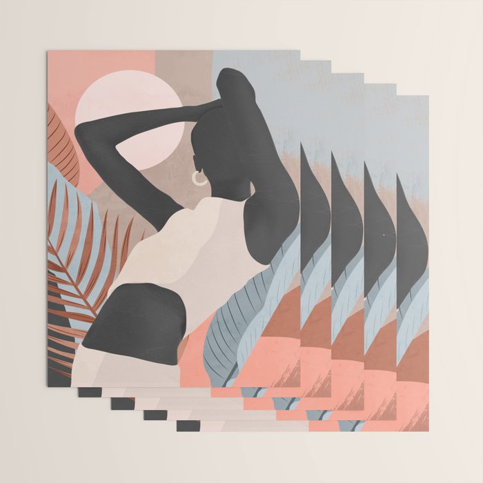 Tropical Girl 23 Wrapping Paper Gallery Image 3