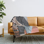 Tropical Girl 23 Throw Blanket Gallery Image 1