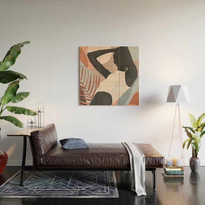 Tropical Girl 23 Wood Wall Art Gallery Image 2